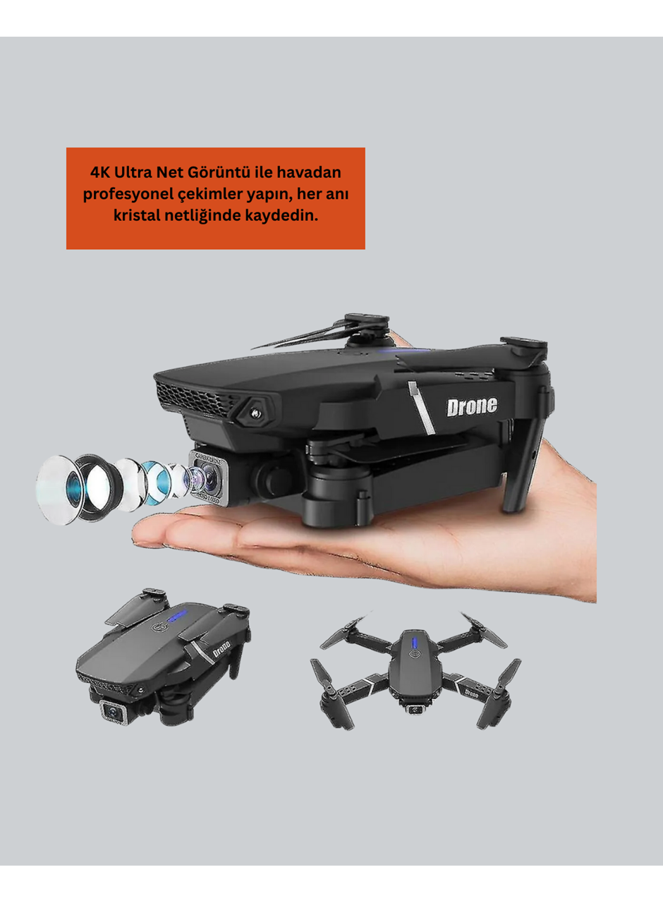 Wifi FPV Canlı Görüntü Aktarımlı Katlanabilir Drone