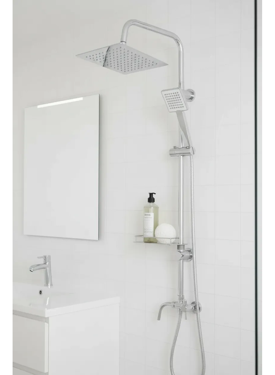 Dubai Yeni Nesil Yağmurlama Etkili Krom Duş Robotu Seti - Fonksiyonel Tepe Duş Takımı (