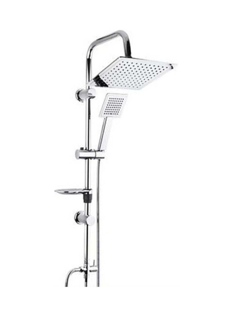 Dubai Yeni Nesil Yağmurlama Etkili Krom Duş Robotu Seti - Fonksiyonel Tepe Duş Takımı (