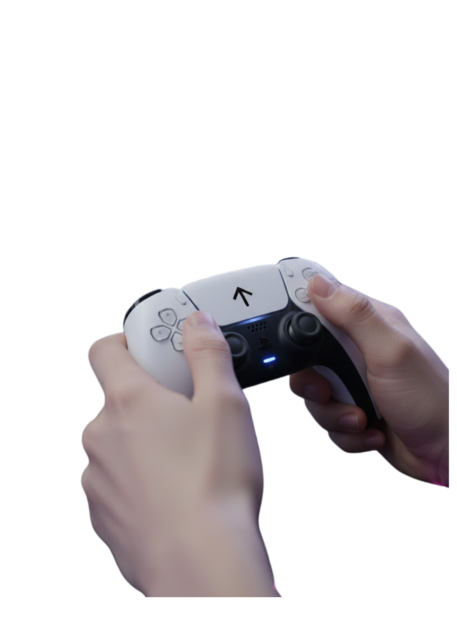 Kablosuz Oyun Kolu PS5 Uyumlu Ergonomik Tasarım ve Hassas Kontrol