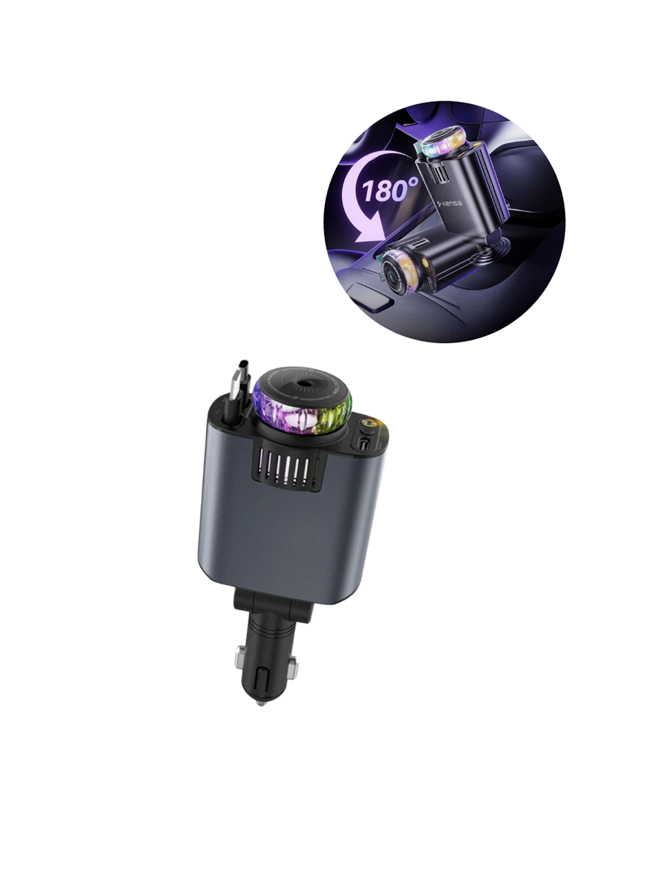 Araç Şarj Aleti Yıldız Tavan Işıklı Hava Nemlendirici Aroma Aparatı