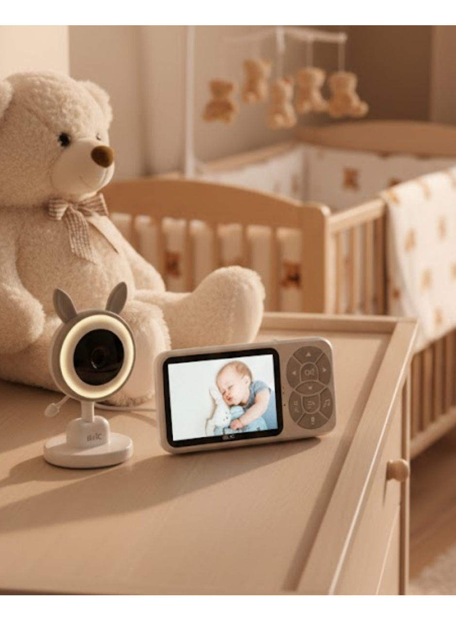 Gece Görüşlü Bebek Telsizi Besleme Hatırlatıcılı LCD Ekran