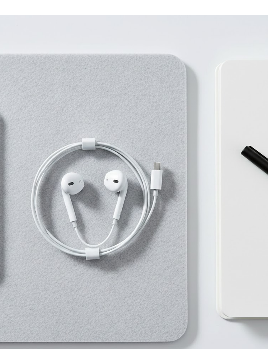 Kablolu Type C Kulak İçi Kulaklık Kristal Netliğinde Ses Kalitesi