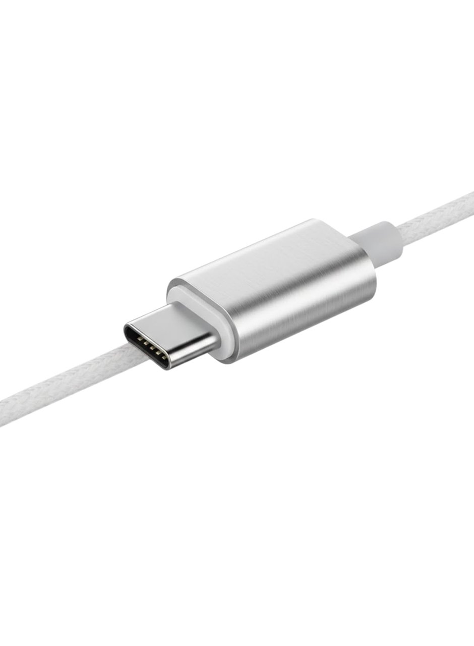 Type C Uyumlu Mikrofonlu Kulak İçi Kulaklık Konforlu Tasarım