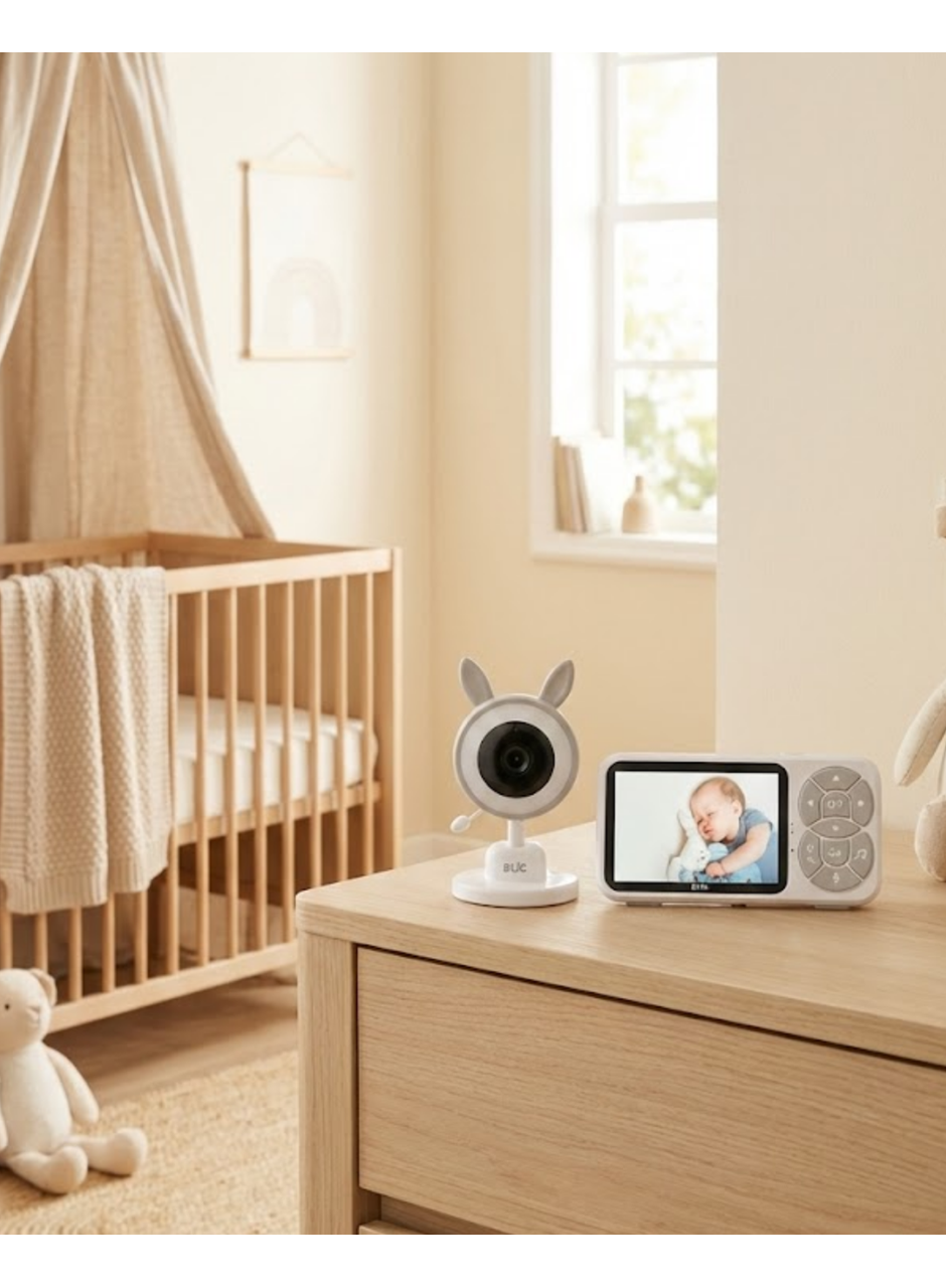 Bebek Kamerası Karşılıklı Konuşma RGB Işık Gece Görüşü ve Sıcaklık Alarmı