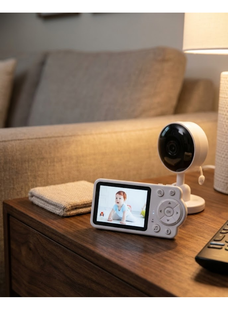 WiFi Gerektirmeyen Dijital Şifrelemeli Bebek Monitörü