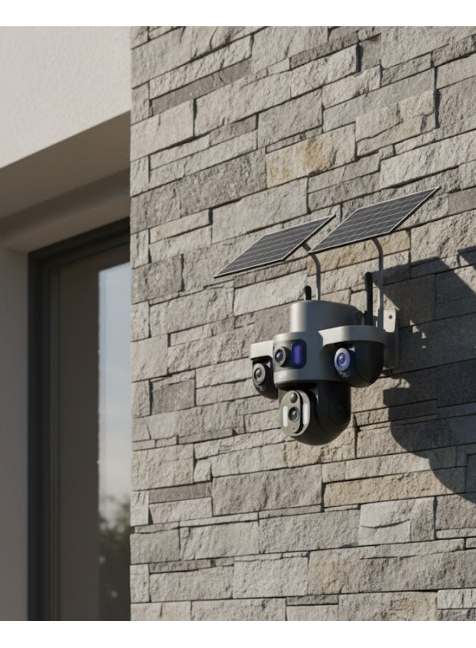 Kablosuz Solar IP Güvenlik Kamerası 12000mAh Bataryalı ve Hareket Algılamalı