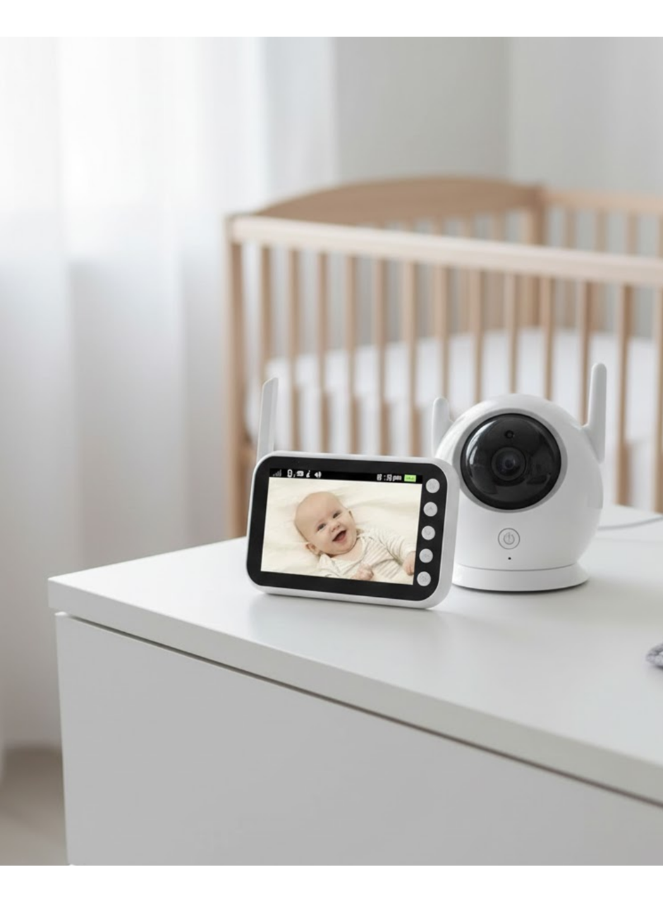 Gece Görüşlü Hareket Takipli Bebek Kamera Sistemi