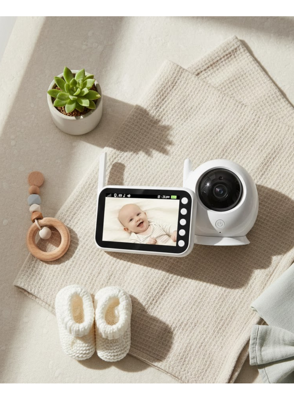 Canlı İzleme Özellikli Ortam Dinlemeli Bebek Monitörü