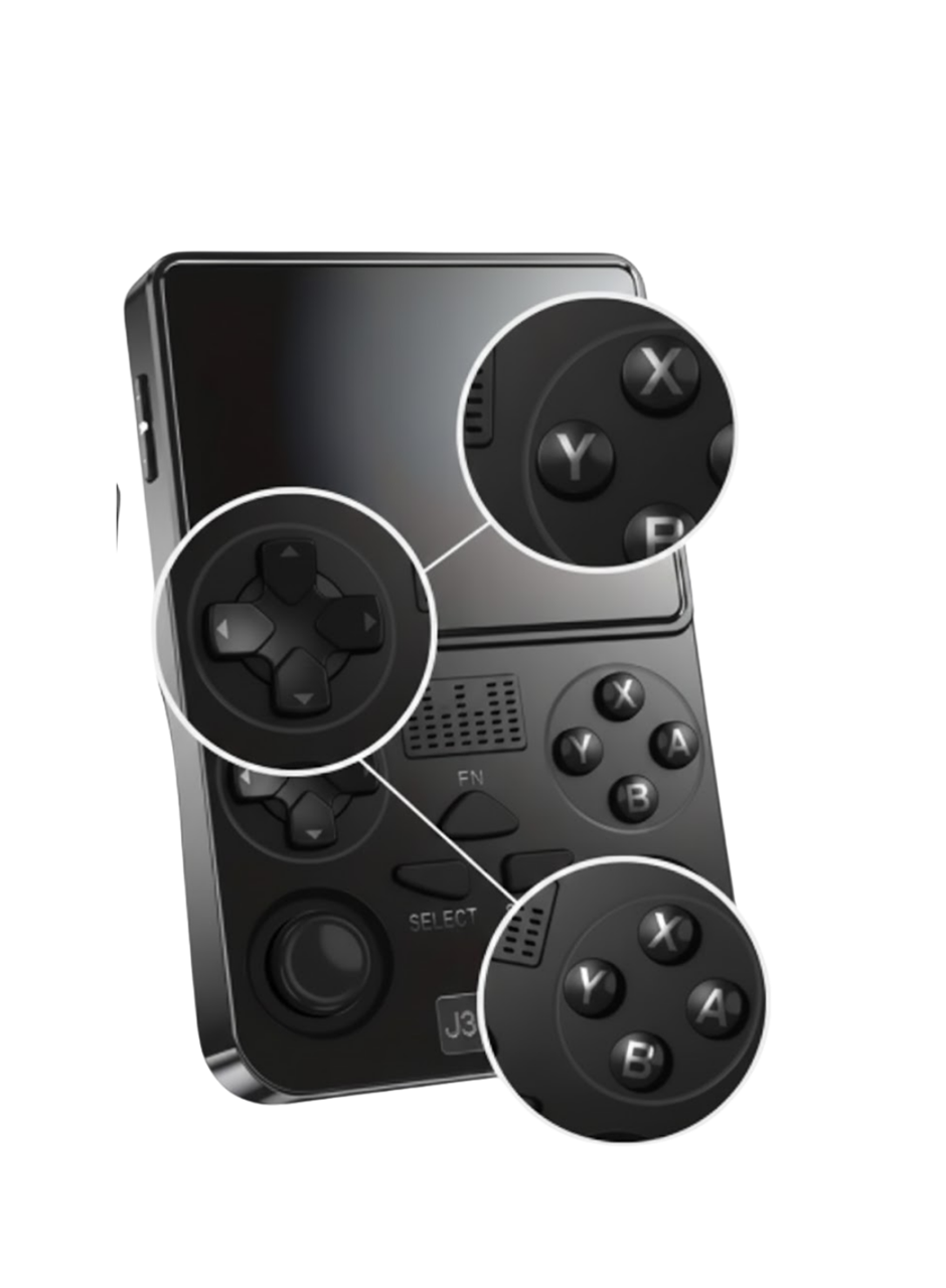 Taşınabilir Retro Oyun Konsolu 3.5 İnç Ekran Wi-Fi Destekli