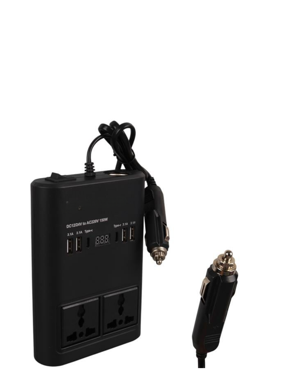 Araç Çakmak Girişli Güç İnvertörü 150W