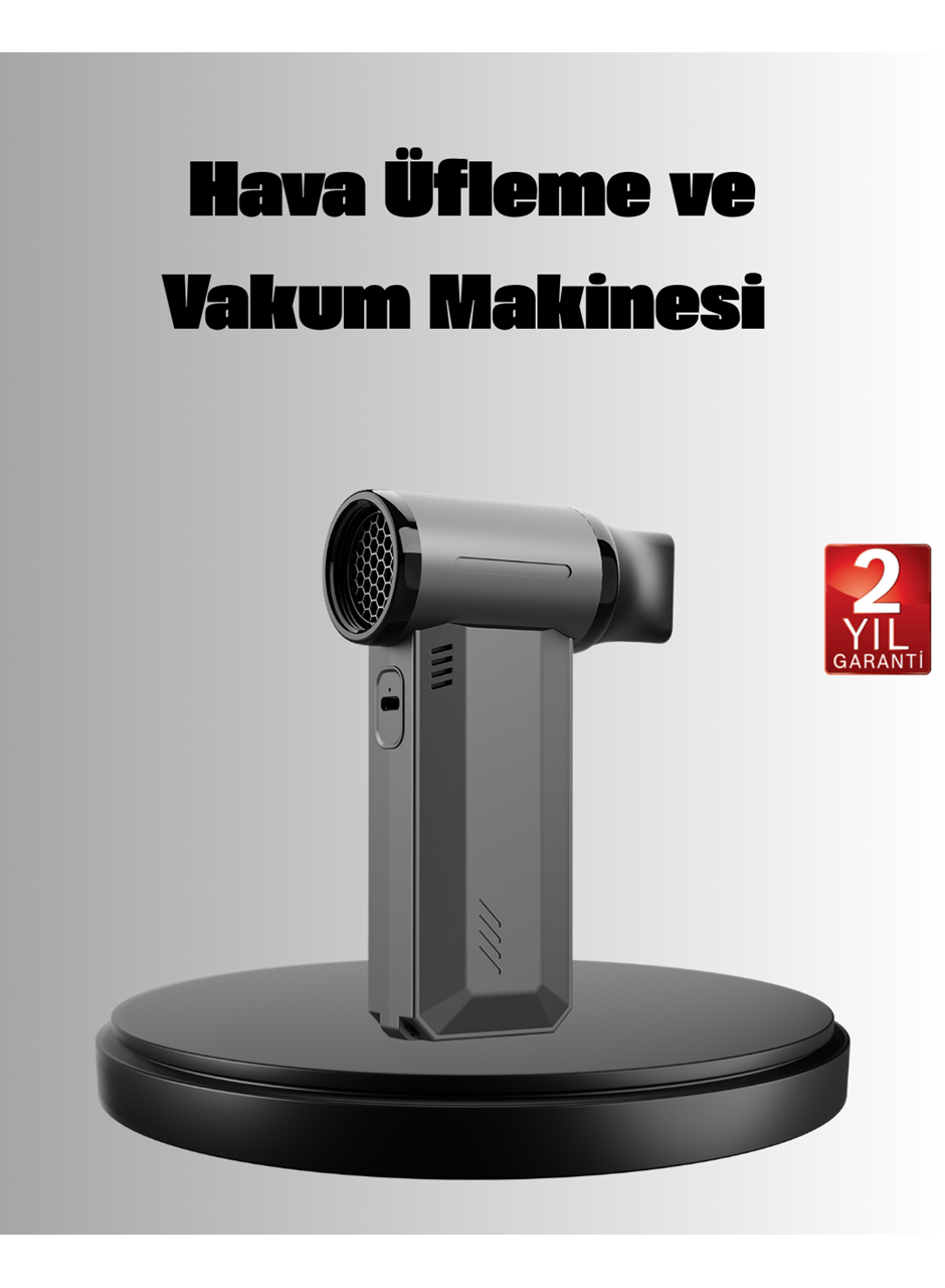 Çok Fonksiyonlu Şarjlı Hava Üfleme ve Vakum Makinesi