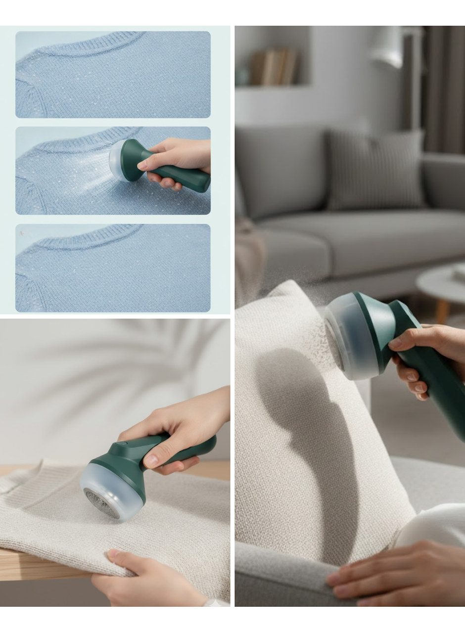 Kompakt Tasarım Kumaş Tüy Toplayıcı Makine