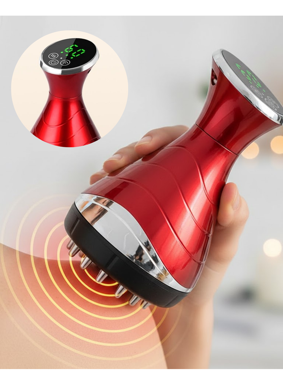 Vakumlu Isı Veren Masaj Cihazı Kas Gevşetici Ev Tipi Kupa Aleti