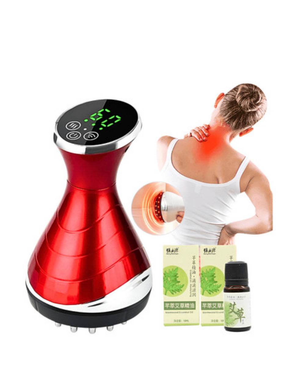 Vakumlu Isı Veren Masaj Cihazı Kas Gevşetici Ev Tipi Kupa Aleti