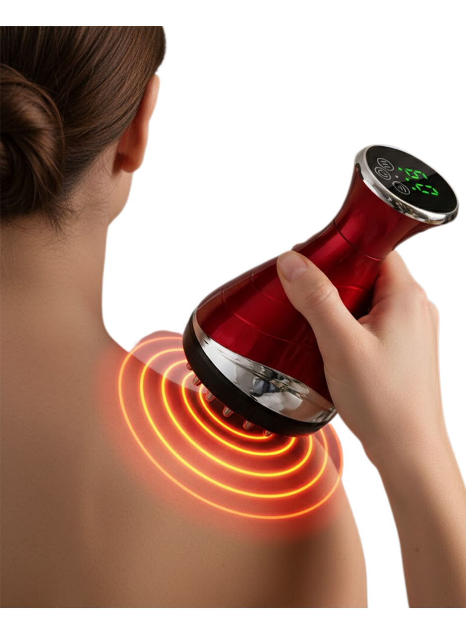 Vakumlu Isı Veren Masaj Cihazı Kas Gevşetici Ev Tipi Kupa Aleti