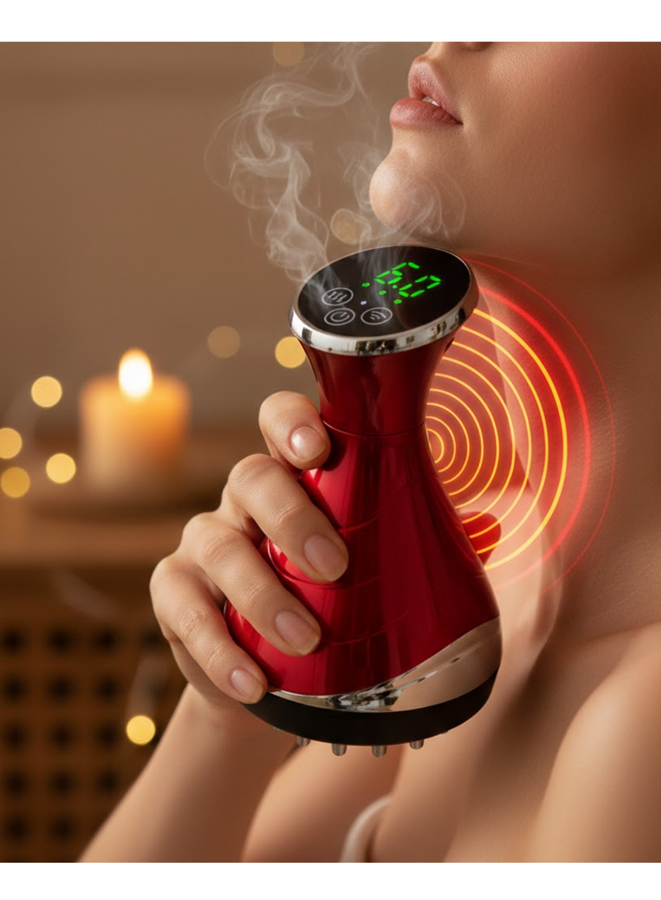 Elektrikli Kupa Masaj Aleti Ayarlanabilir Vakum ve Isıtma Fonksiyonlu