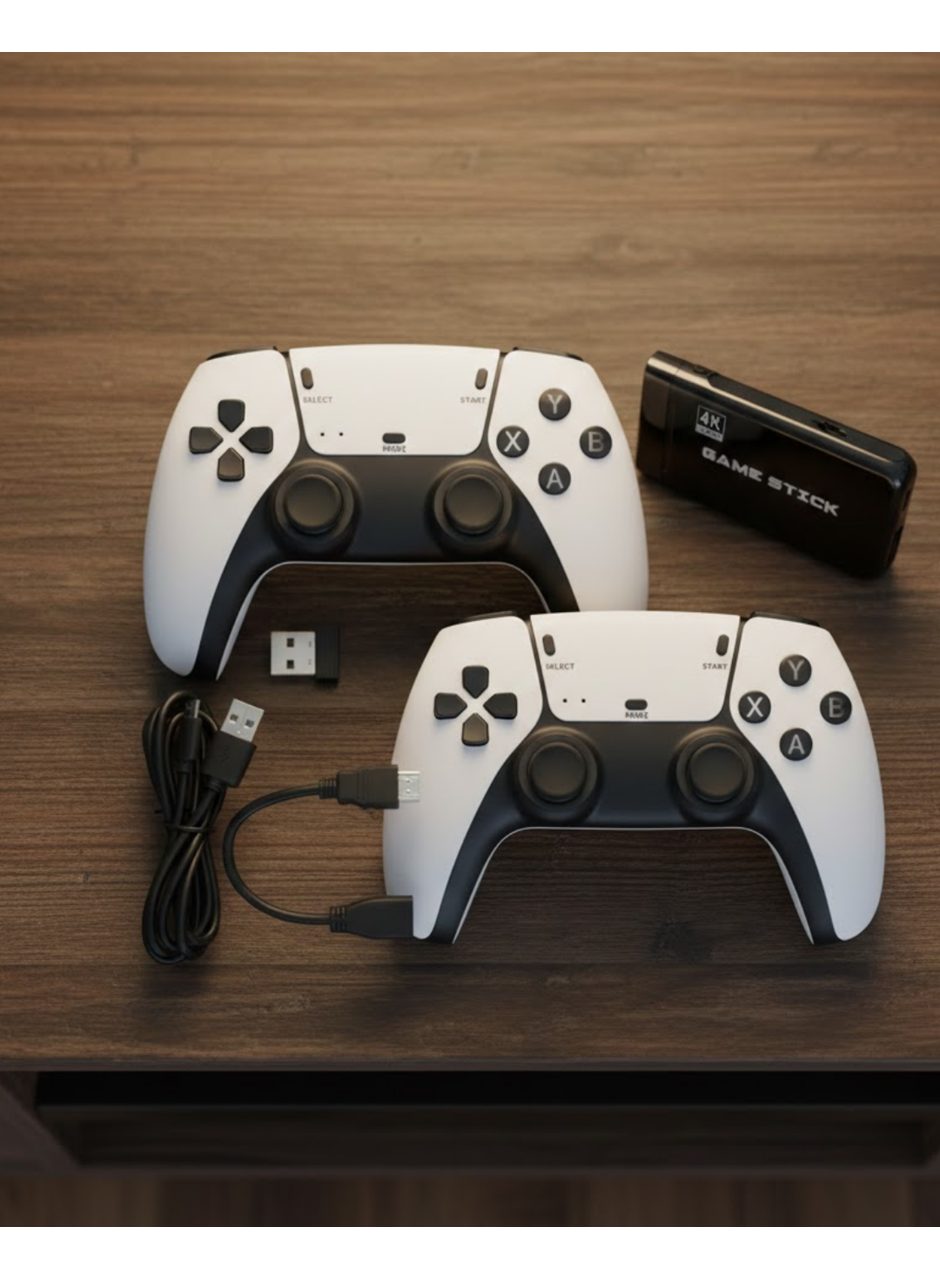 20600 Oyunlu Retro Oyun Konsolu Kablosuz Joystick