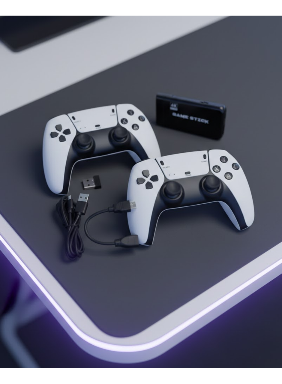 4K Retro Oyun Konsolu 20600 Oyun Kablosuz Oyun Kolu