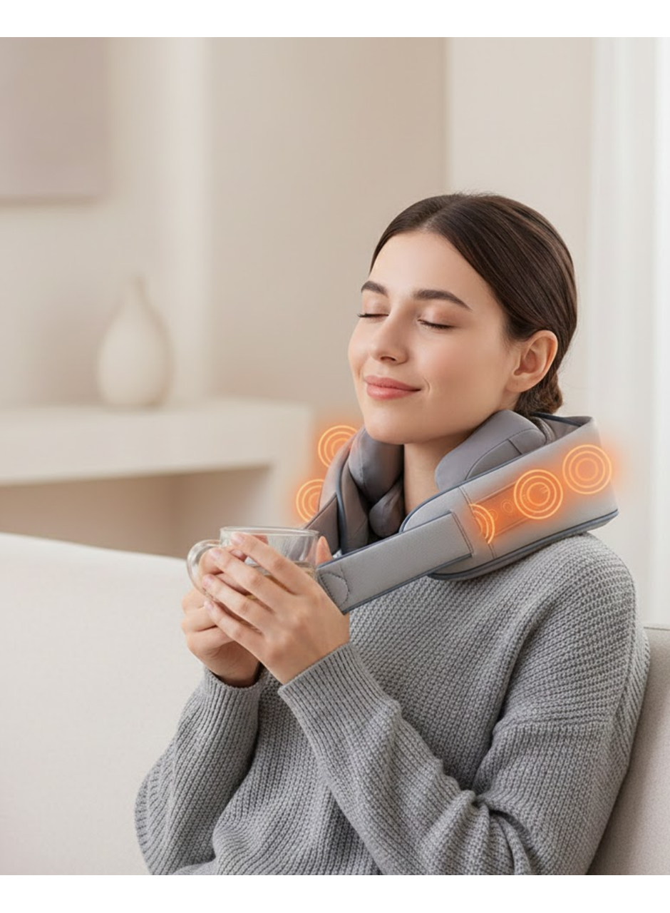 1800mAh Pil Kapasiteli Boyun Masaj Aleti