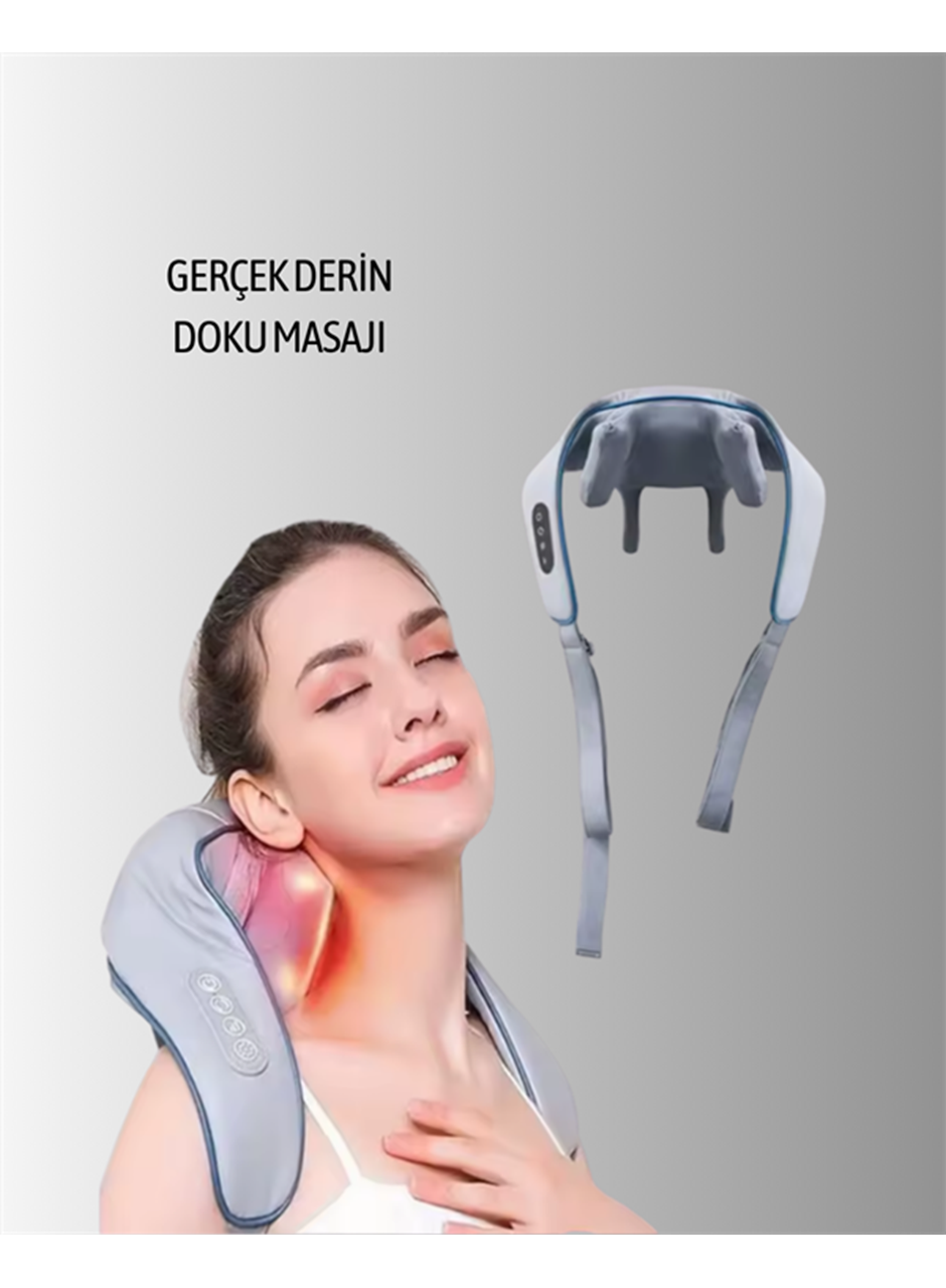 1800mAh Pil Kapasiteli Boyun Masaj Aleti