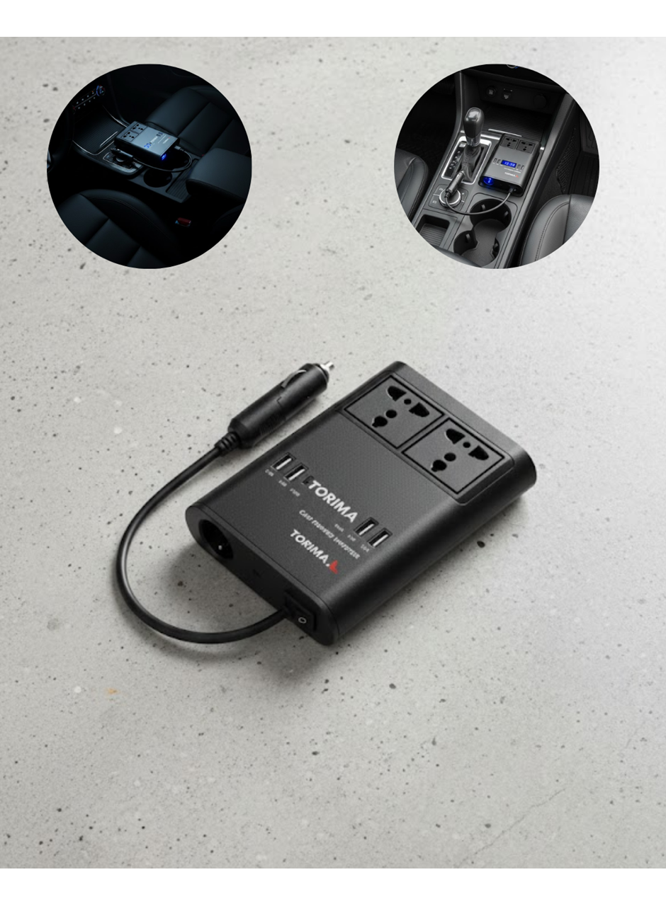 G25 Araç Çakmak Girişli Güç İnvertörü