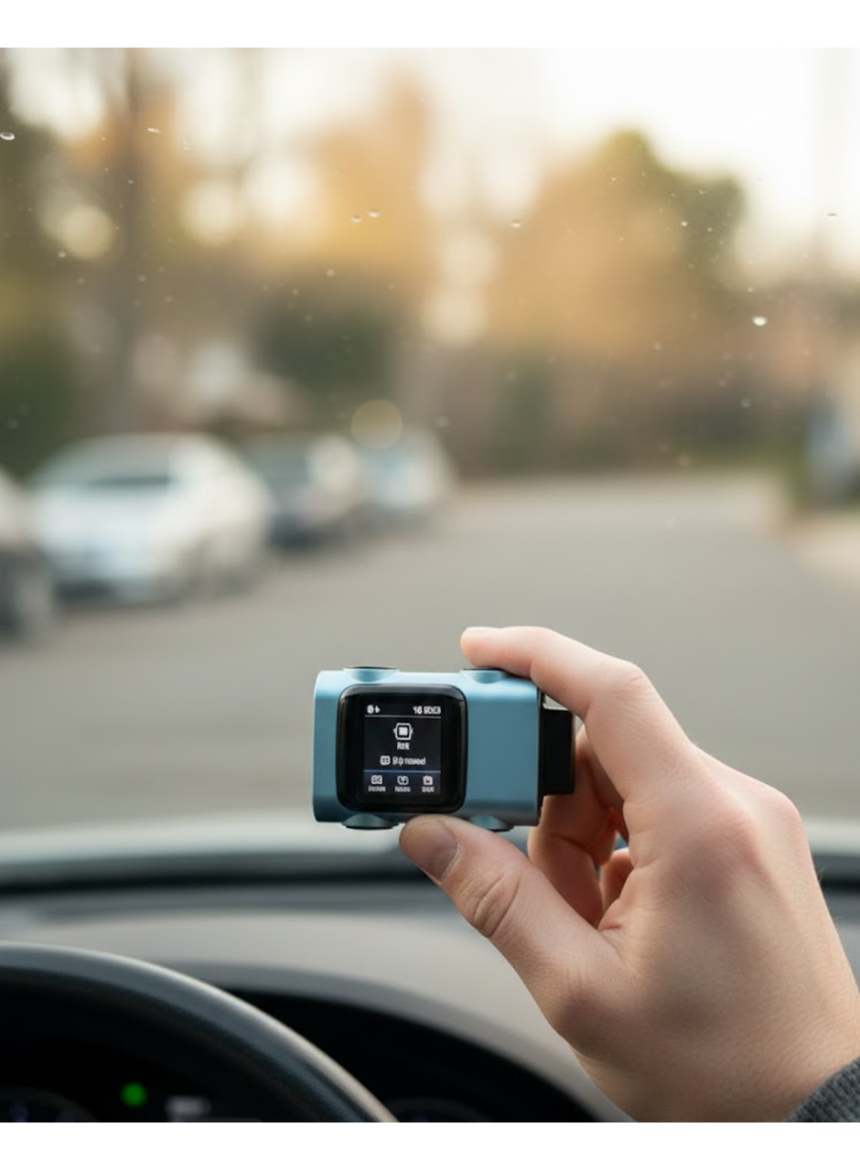 Kompakt Dash Kamera USB Şarj TF Kart Destekli