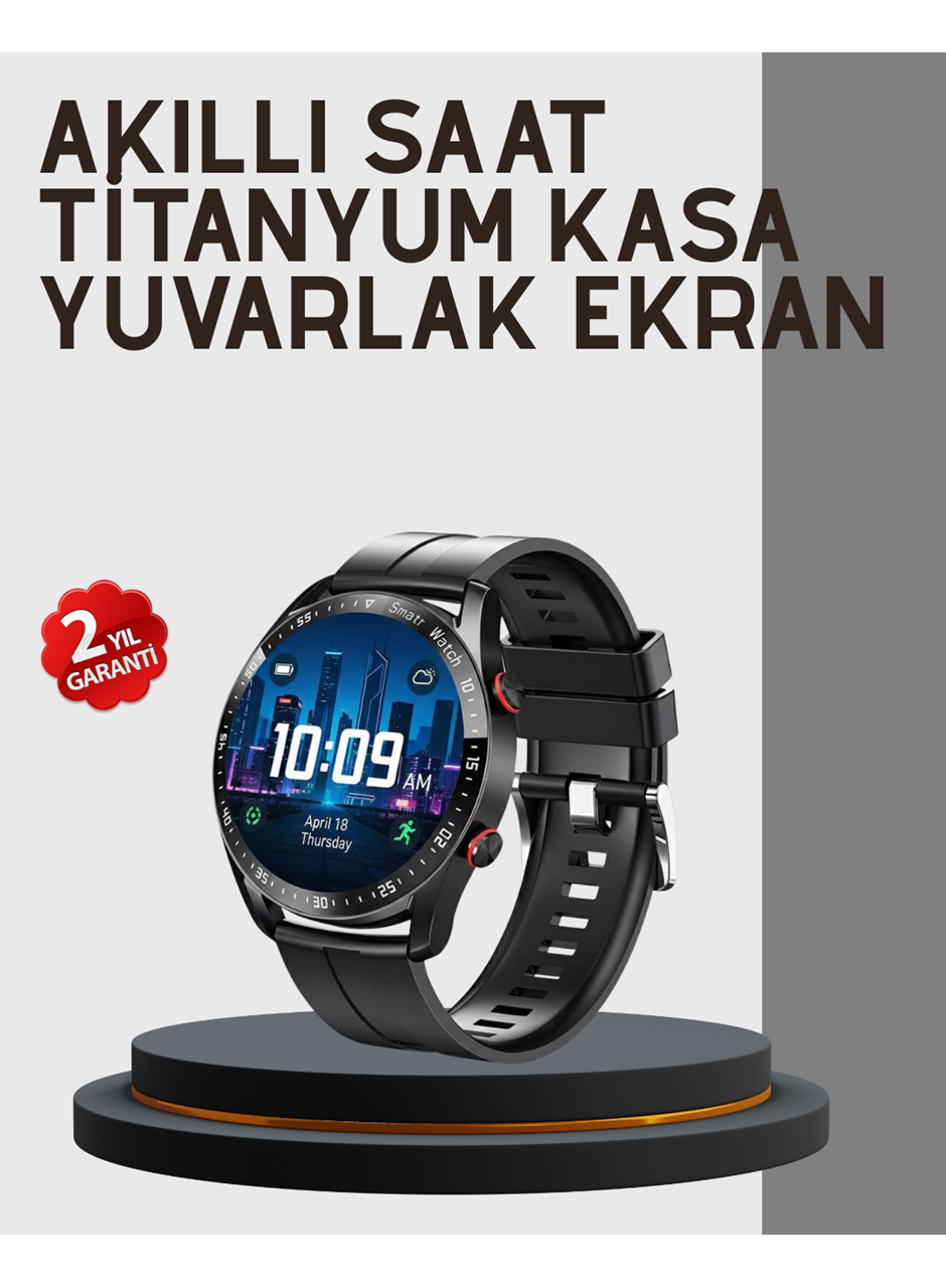 Akıllı Saat Yeni Model Sesli Asistan Bildirim Görme Bluetooth Bağlantılı Müzik Dinleme