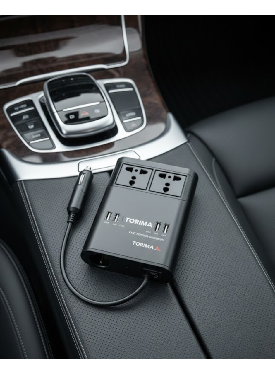 Araçta 220V Kullanım Sağlayan USB Destekli Güç İnvertörü