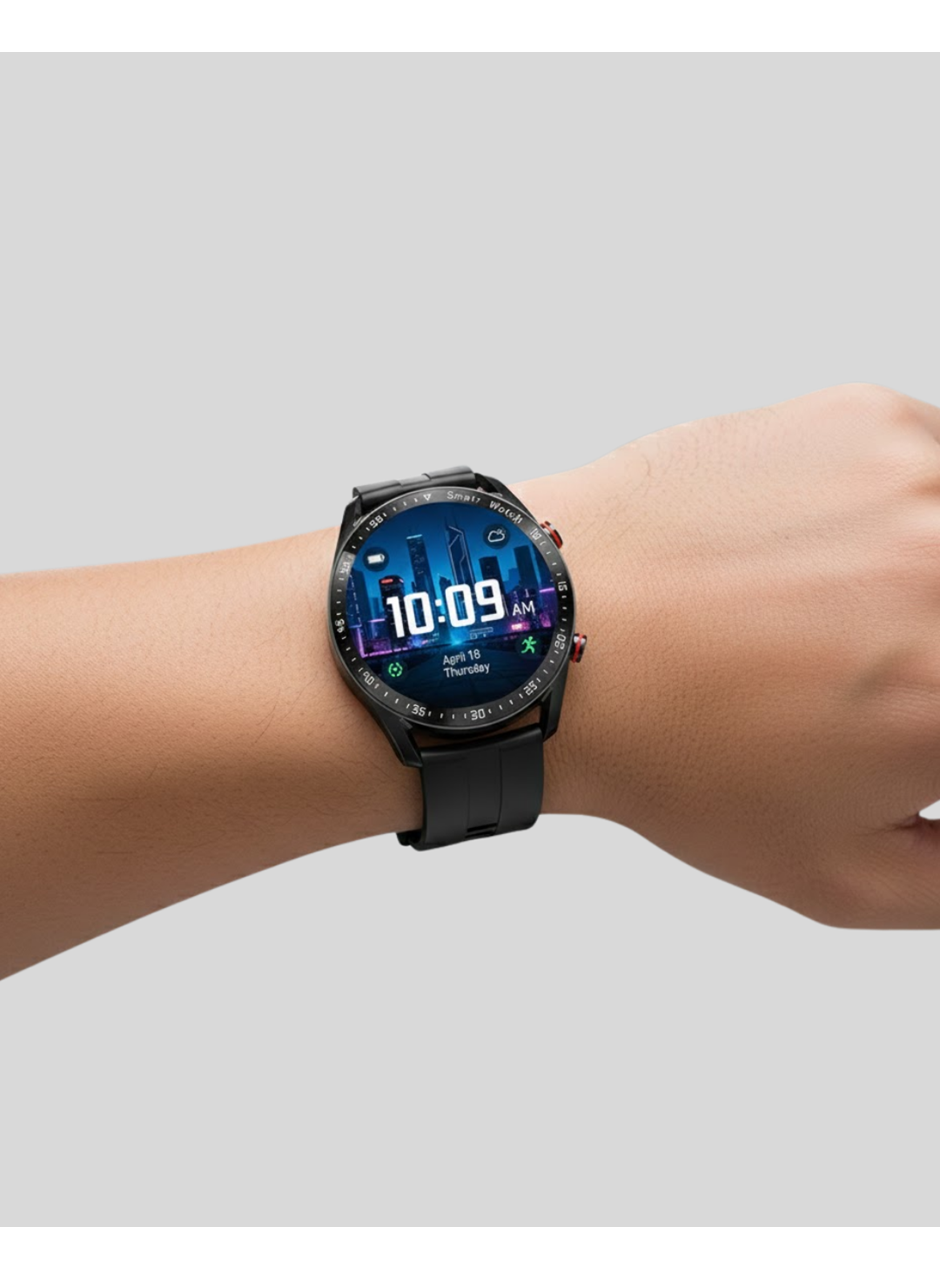 Akıllı Saat Yeni Model Sesli Asistan Bildirim Görme Bluetooth Bağlantılı Müzik Dinleme