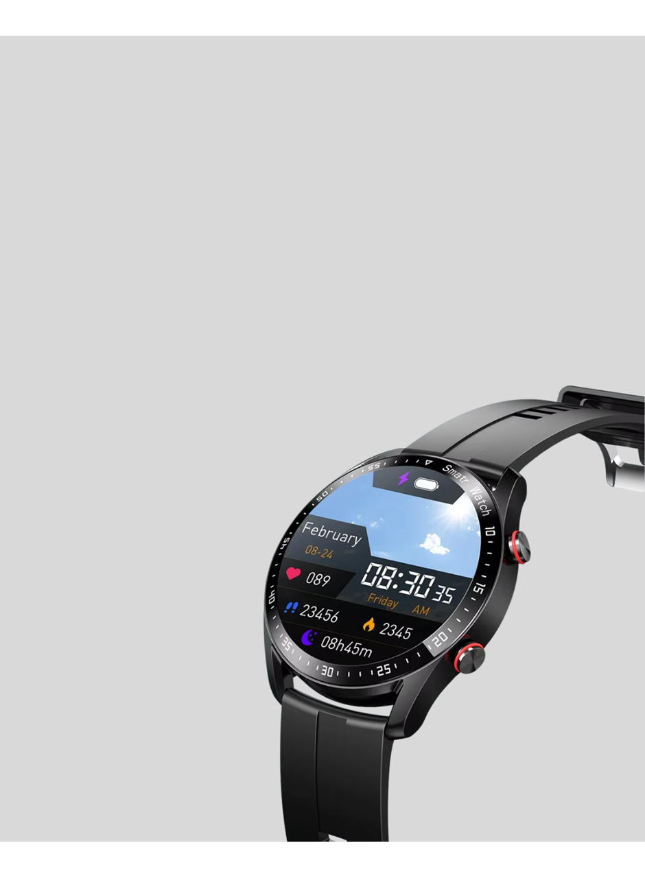 Akıllı Saat Yeni Model Sesli Asistan Bildirim Görme Bluetooth Bağlantılı Müzik Dinleme