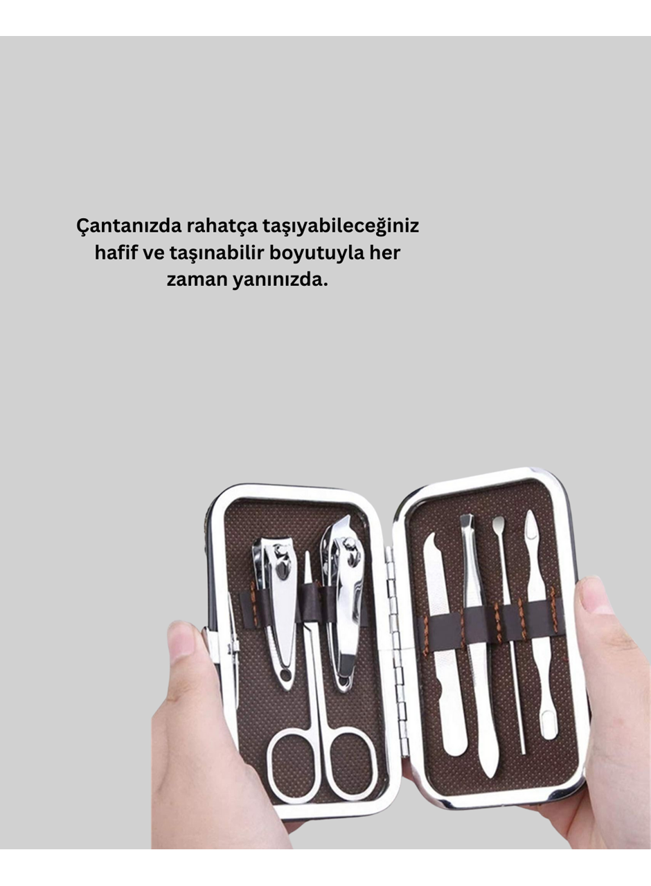 Dayanıklı Çelik Aletlerden Oluşan Kişisel Bakım Seti
