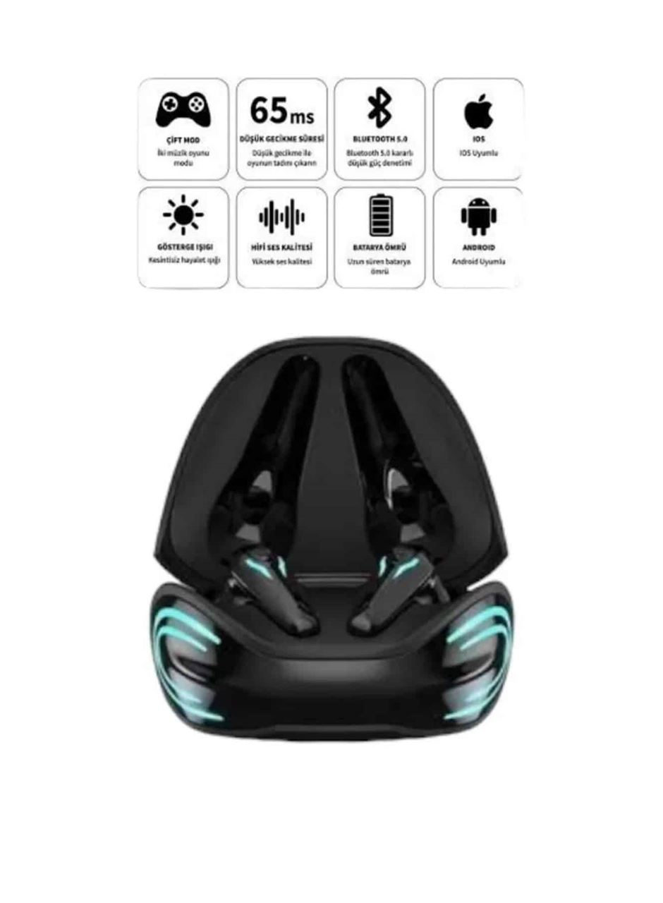 Android ve İOS Uyumlu Bluetooth Kulaklık Gaming Kulaklık Mini