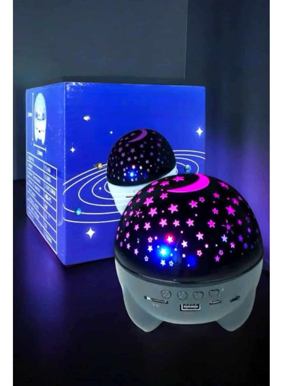 Yıldız Yansıtmalı Projeksiyon Gece Lambası Şarjlı Taşınabilir