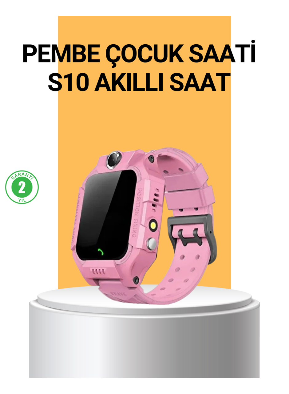 S10 Akıllı Çocuk Saati Anlık Konum ve Sesli Mesaj Destekli