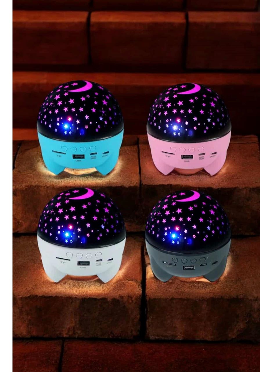 Gece Lambası Renkli Yıldızlı Gökyüzü Projeksiyon Gece Tavan Yansıtma