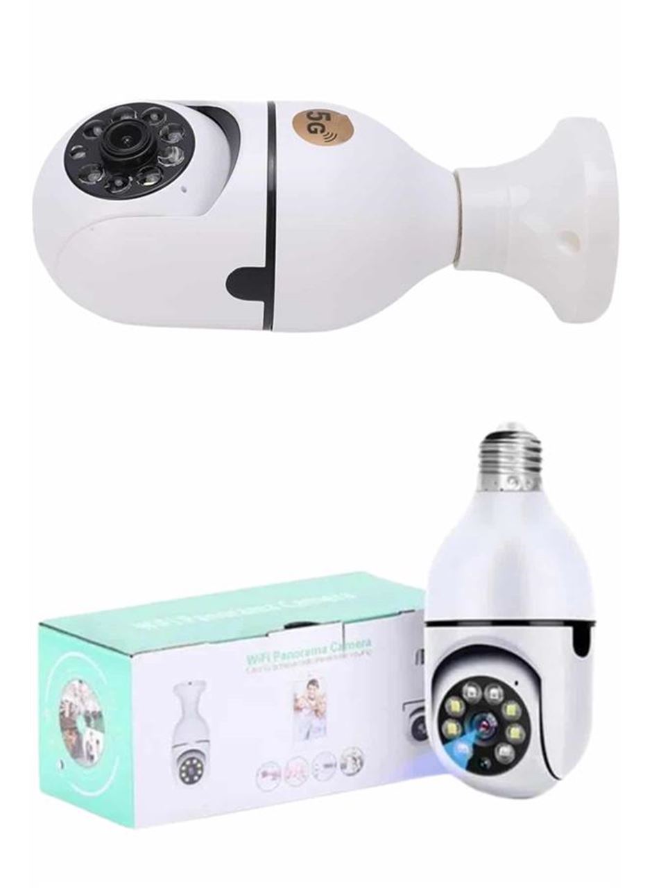 Güvenlik Kamerası Wi-Fi Özellikli 360 Derece Full Hd 1080p Ampül Kamera