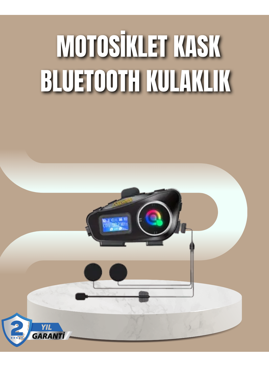 500 Metre İnterkom Mesafeli Kask Kulaklığı Gürültü Engelleyici