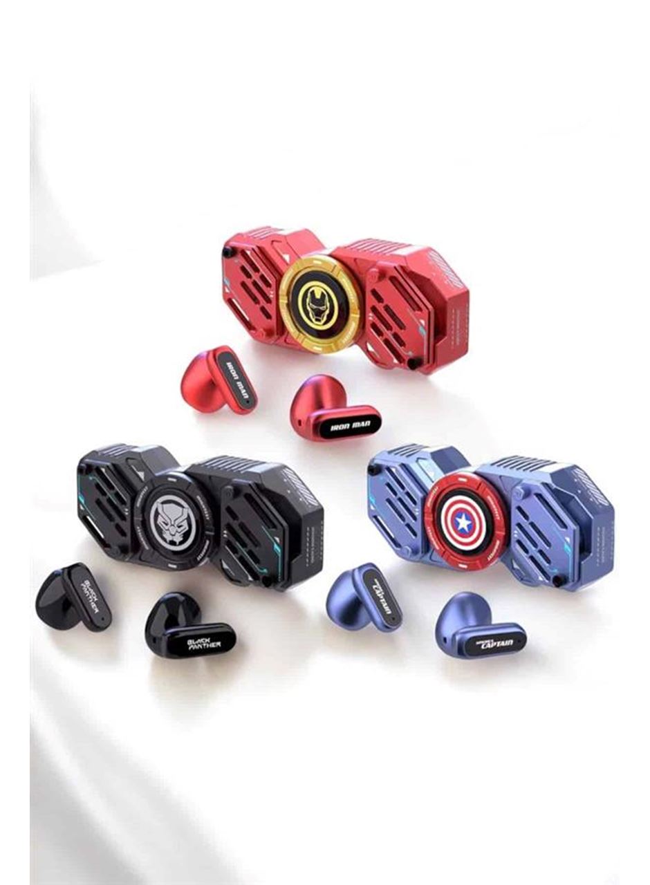 Kırmızı Kablosuz Bluetooth Kulaklık Stres Çarklı Oyuncu Kulaklığı