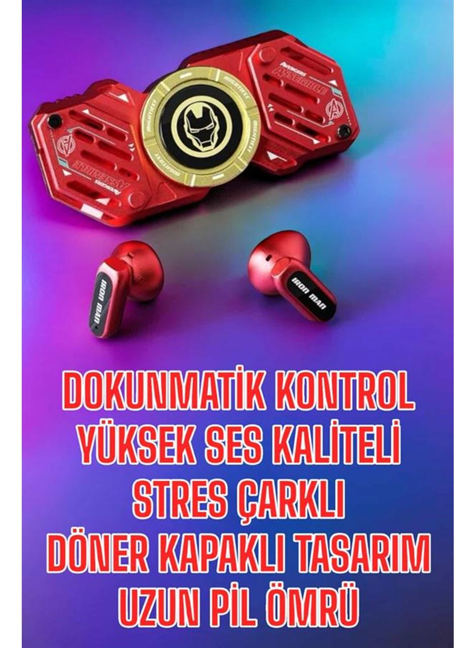 Bluetooth Kulaklık Stres Çarklı Döndürülebilir Uzun Şarj Süreli Oyuncu Kulaklığı