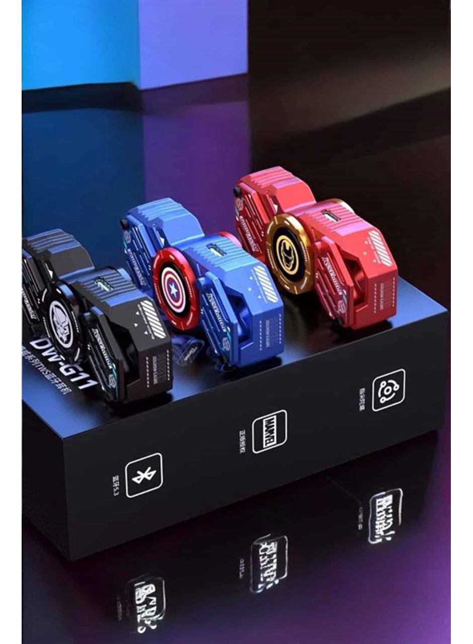 Stres Çarklı Bluetooth Kulaklık Kablosuz Kırmızı Yüksek Ses Kaliteli