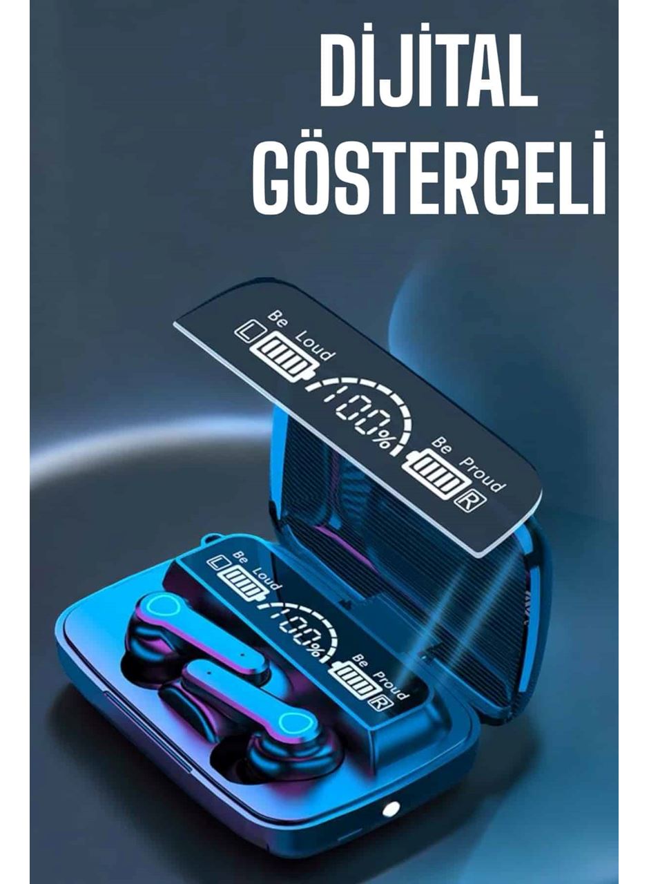 Bluetooth Kulaklık Dijital Göstergeli Kablosuz Uzun Pil Ömrü