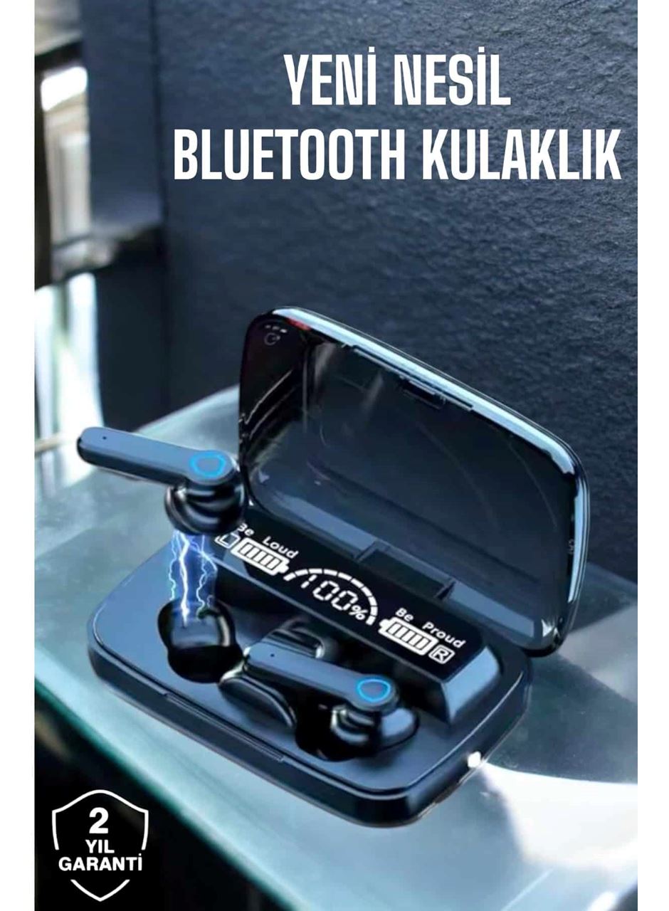 Bluetooth Kulaklık Powerbankli Dijital Göstergeli Dokunmatik Kontrol