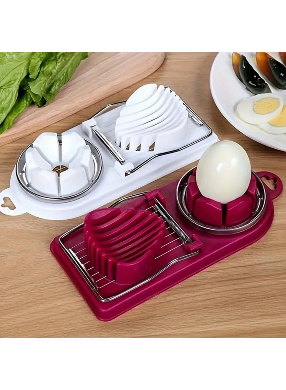 Çok Fonksiyonlu Eşit Yumurta ,Meyve Dilimleyici Kesici Aparat (