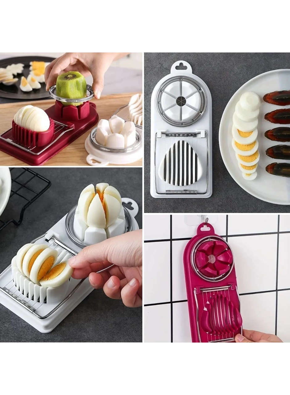 Çok Fonksiyonlu Eşit Yumurta ,Meyve Dilimleyici Kesici Aparat (