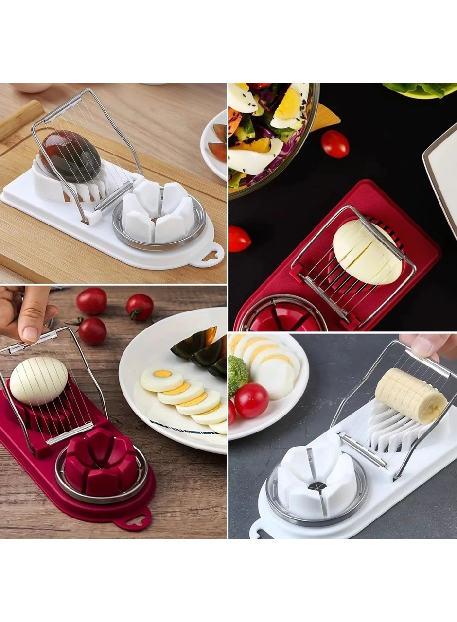 Çok Fonksiyonlu Eşit Yumurta ,Meyve Dilimleyici Kesici Aparat (