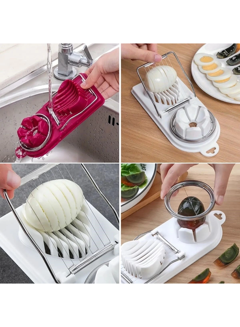 Çok Fonksiyonlu Eşit Yumurta ,Meyve Dilimleyici Kesici Aparat (