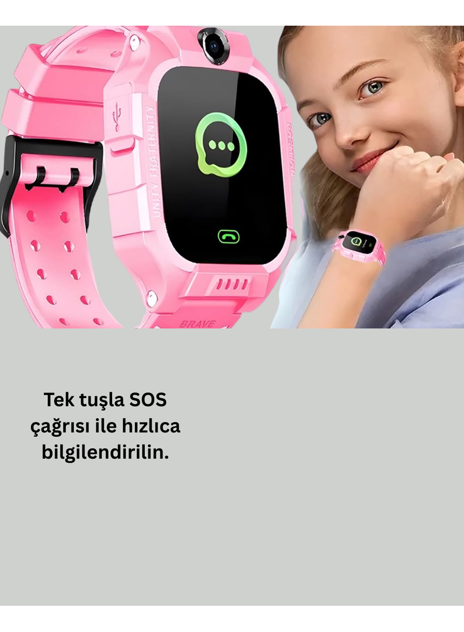 S10 Çocuk Takip Saati Güvenli Alan Uyarısı ve Sesli Mesaj