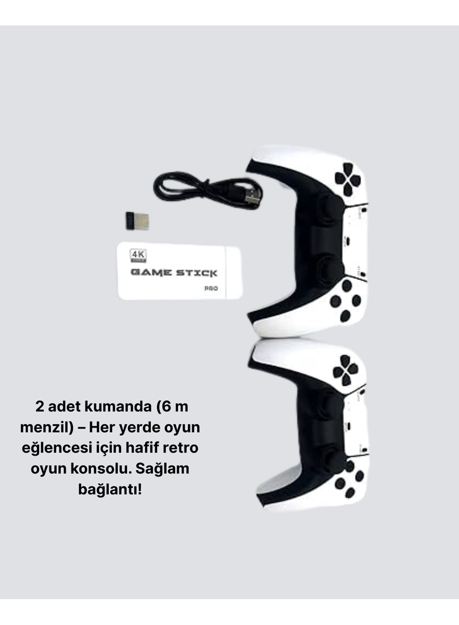 HDMI ve Kablosuz Kontrolcülü 20.000 Oyunlu Retro Oyun Konsolu