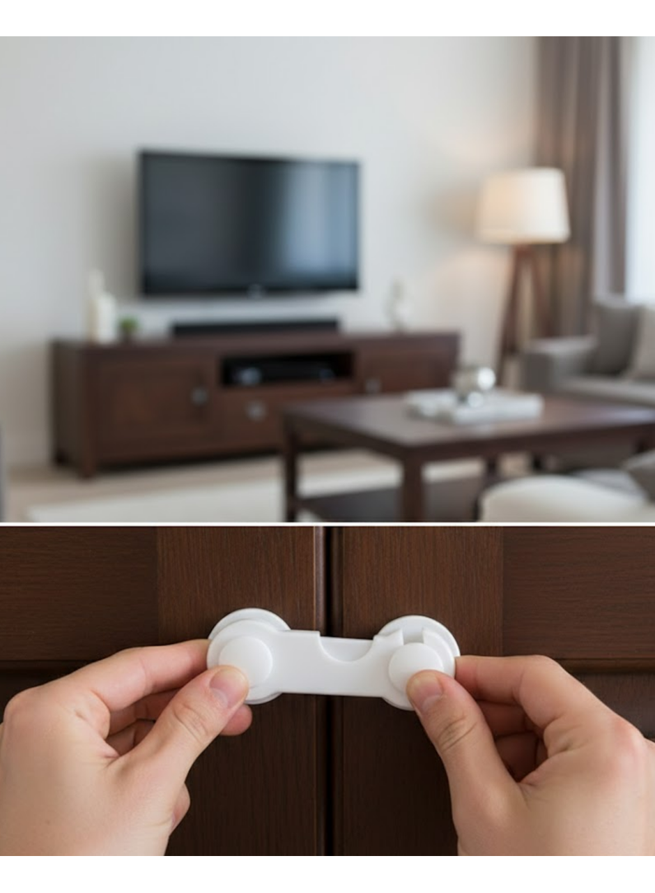 ÇOCUK GÜVENLİK KİLİDİ 4 ADET